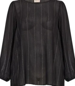 Curvy WA-SELA 1 Bluse Sort