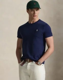 Custom Slim Fit Jersey Crewneck T-Shirt