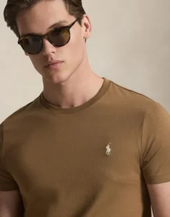 Custom Slim Fit Jersey Crewneck T-Shirt