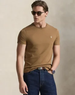 Custom Slim Fit Jersey Crewneck T-Shirt