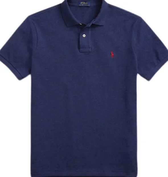 Custom Slim Fit Mesh Polo Shirt