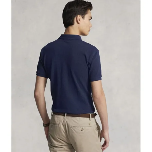 Custom Slim Fit Mesh Polo Shirt