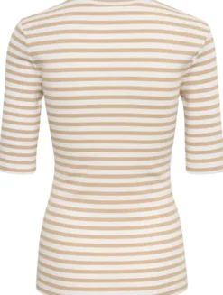 DagnaIW Striped V T-Shirt