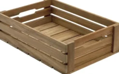 Dania Box 4, Teak, Apple Box