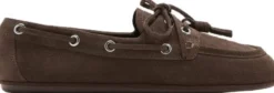 Deck shoes with laces