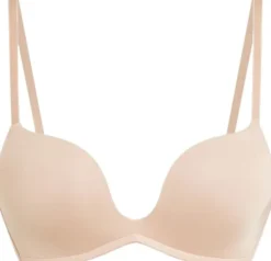 Deep-V Padded Underwired Push-Up Bra