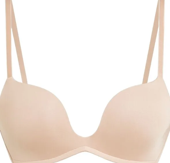 Deep-V Padded Underwired Push-Up Bra