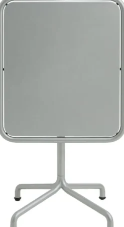 Deville Table Silver grey powder co