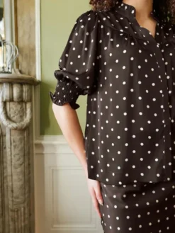 Diana Dot Blouse