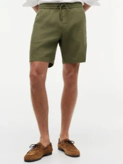 Dover Linen Blend 8" Inseam Chino Shorts