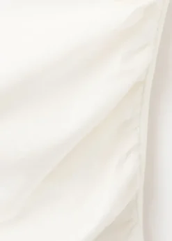Draped cotton top