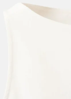 Draped cotton top