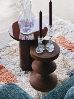 drip candle holder glass L