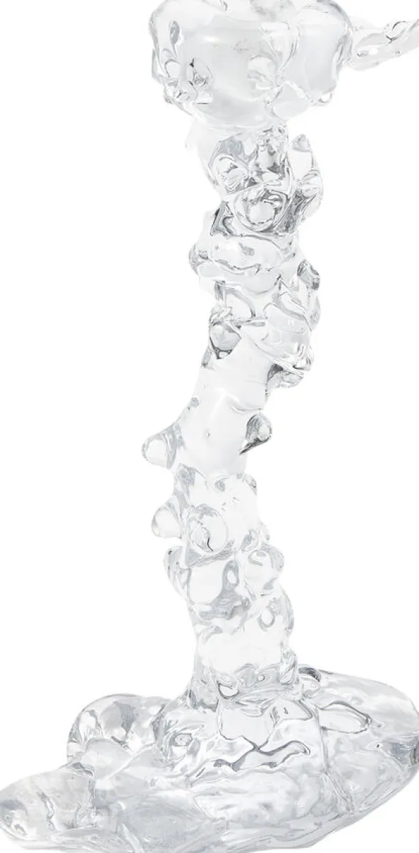 drip candle holder glass L