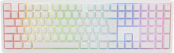 Ducky Zero 6108 White - Trådløs - MX Brown Tastatur