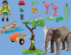 Elephant with Zookeeper