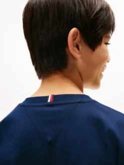 Essential Flag Embroidery Crew Neck T-Shirt