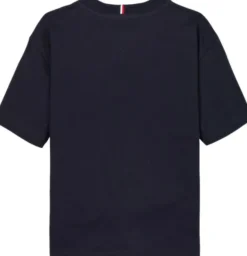 Essential Flag Embroidery Crew Neck T-Shirt