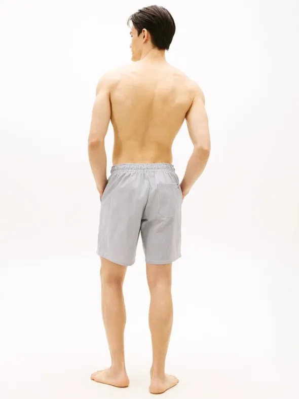 Essential Ithaca Stripe Long Length Swim Shorts
