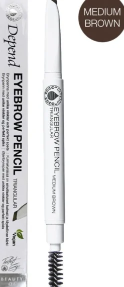 Eyebrowpen. triagular Mediumbrown nord