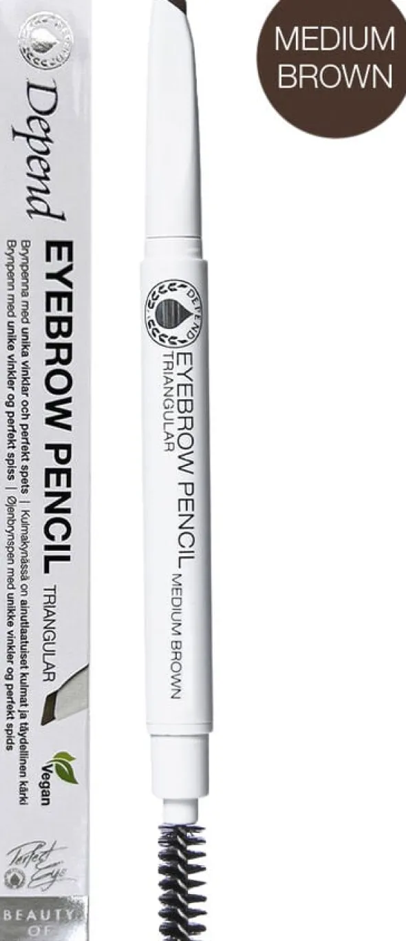 Eyebrowpen. triagular Mediumbrown nord