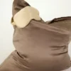Eye mask silke light beige
