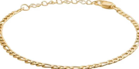 Figaro 3 mm Bracelet Stainless Stee