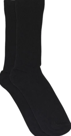 Fine cotton rib socks