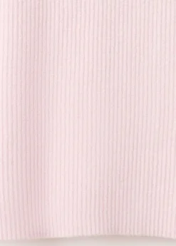 Fitted fine-knit top