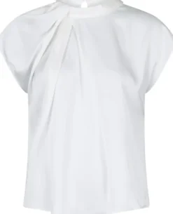 Fleur Drapy Satin Blouse