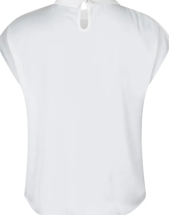 Fleur Drapy Satin Blouse