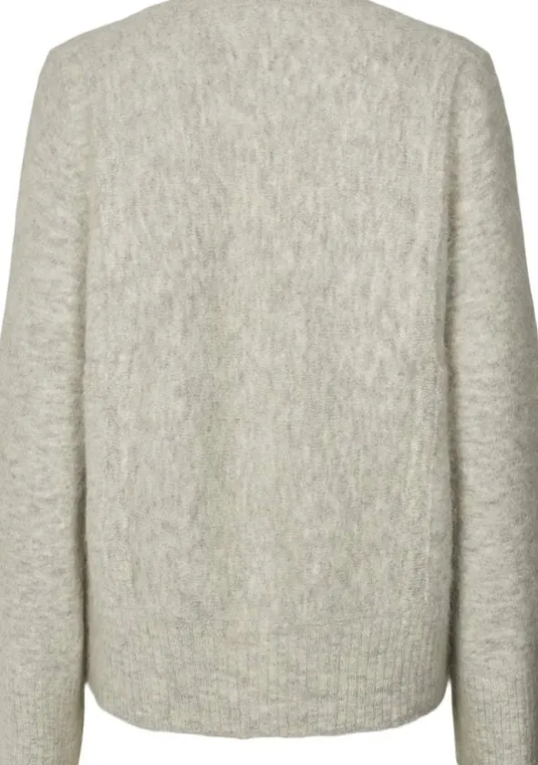 Fluffy split back sweater - Lott