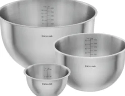Fresh & Save BOWLS Skålset S/M/L / 3-st, Rostfritt stål, Silver