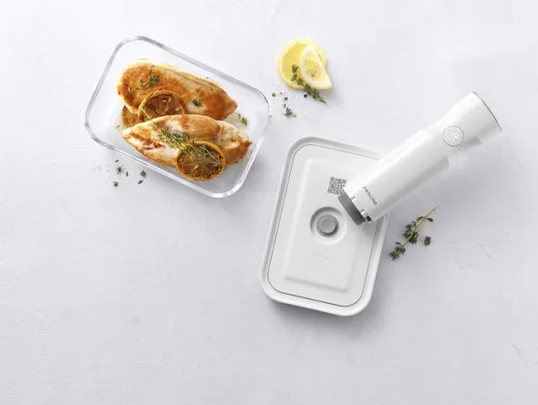 Fresh & Save Vakuum box L Graa Glas