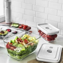 Fresh & Save Vakuum box L Graa Glas