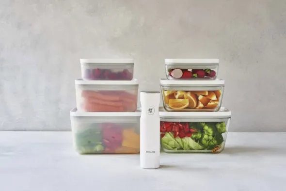 Fresh & Save Vakuum box L Graa Glas