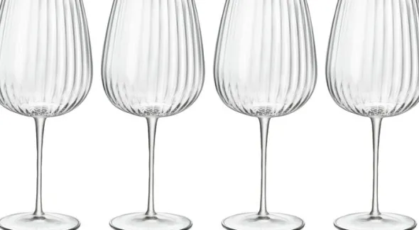 Gin & tonic glass burgundy Optica 75 cl 4 stk.