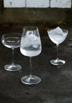 Gin & tonic glass burgundy Optica 75 cl 4 stk.