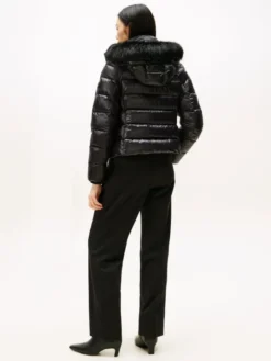 GLOSS HW DOWN SLIM JACKET W FUR