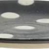 GRAINY saucer/cake plate, dark blue/sand