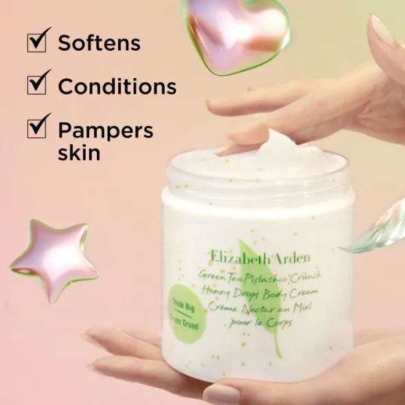 Green Tea Pistachio Crunch Honey Drops Body Cream