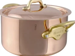 Gryta med lock M'150B 3,2 liter Koppar/Stål