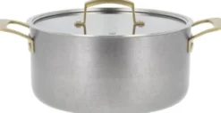 "Gryte med lokk Durance 5 liter 24 cm Rustfritt stÃ¥l"