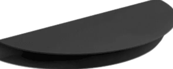 Half Moon Shelf: Black: Large