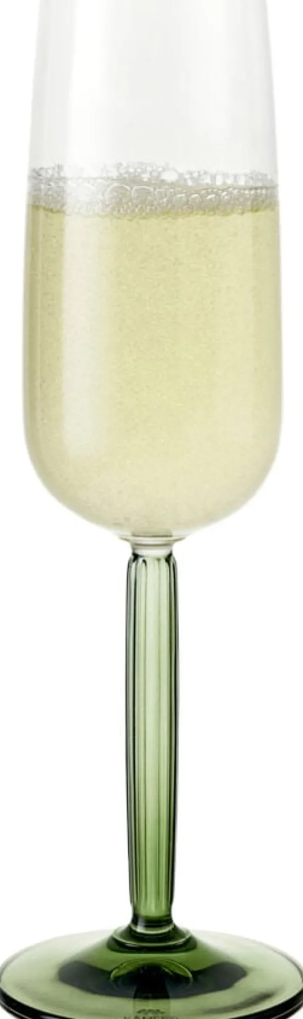 Hammershøi Champagneglas 24 cl grøn 2 stk.