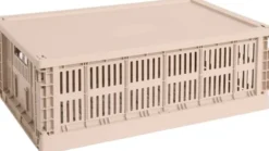 HAY Colour Crate Lid Plastic-Large-Powder