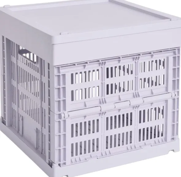 HAY Colour Crate Lid Plastic-Medium Square / Cube-Lavender