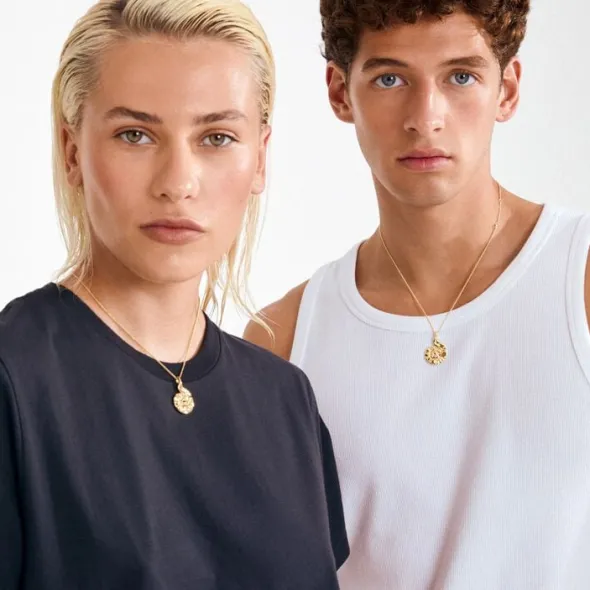 HAZE necklace gold-plated