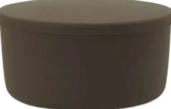 Hide Storage Pouf Large