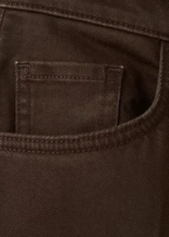 High-waisted wide leg jeans